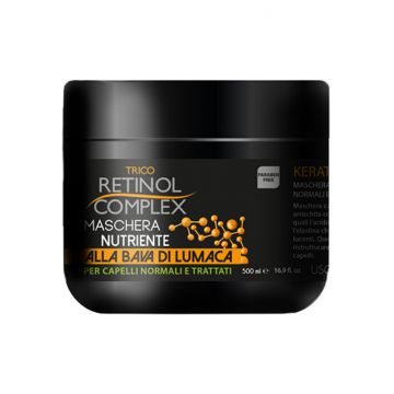 Masca nutritiva pentru par normal cu Extract de Melc Retinol Complex, 500ml