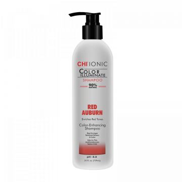 Sampon nuantator Chi Ionic Color Illuminate Platinum Blonde, 739 ml (Concentratie: Sampon, Gramaj: 739 ml, Culoare produse: Red Auburn)