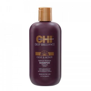 Sampon Nutritiv puntru Par Vopsit CHI, Deep Brilliance Olive & Monoi Optimum (Concentratie: Sampon, Gramaj: 355 ml)