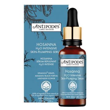 Ser pentru tonifiere Antipodes Hosanna H₂O Intensive Skin-Plumping Serum, Femei, 30 ml (Concentratie: Serum, Gramaj: 30 ml)