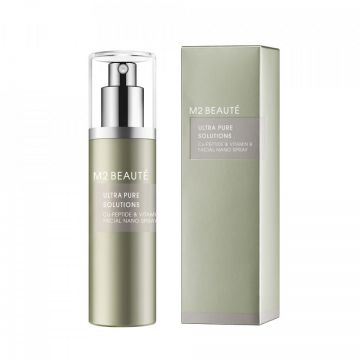 Tratament spray pentru ten M2 Beaute Ultra Pure Solutions Cu-Peptide & Vitamin B, 75ml (Concentratie: Tratament pentru fata, Gramaj: 75 ml)