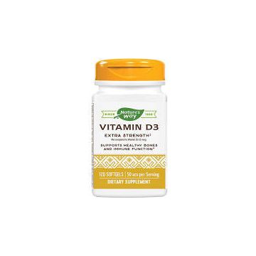 Vitamina D3 2000 UI SECOM Natures Way (Ambalaj: 30 capsule moi)