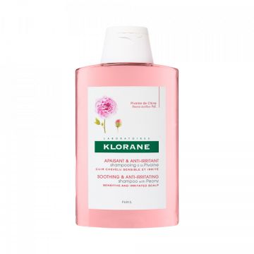 Șampon cu extract de bujor pentru scalp sensibil și iritat, Klorane (Concentratie: Sampon, Gramaj: 200 ml)