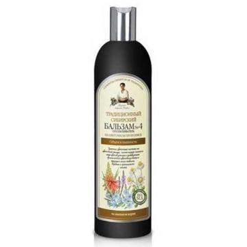Balsam Natural pentru Volum si Stralucire cu Propolis 550ml, Bunica Agafia (Concentratie: Balsam, Gramaj: 550 ml)