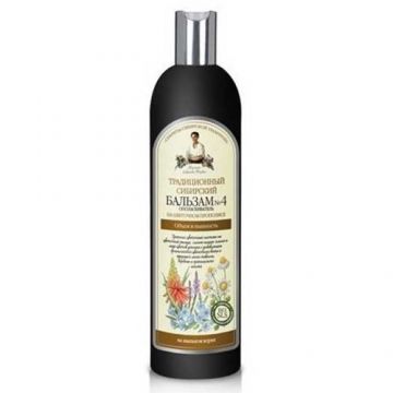 Balsam Natural pentru Volum si Stralucire cu Propolis 550ml, Bunica Agafia (Concentratie: Balsam, Gramaj: 550 ml)