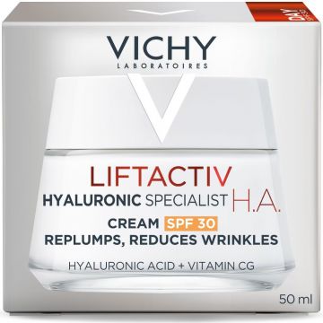 Crema antirid Vichy Liftactiv Supreme SPF 30, pentru toate tipurile de ten (Concentratie: Crema, Gramaj: 50 ml)