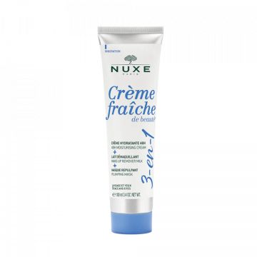 Crema de fata Nuxe Fraiche 3In1 Face Cream, Cleanser & Mask, 100 Ml (Concentratie: Crema, Gramaj: 100 ml)