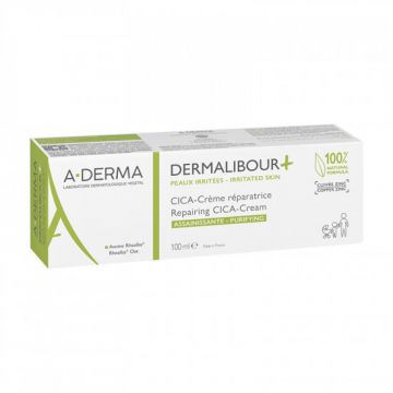 Crema reparatoare cu Cupru si Zinc Dermalibour Laboratoires A- Derma (Concentratie: Crema, Gramaj: 100 ml)