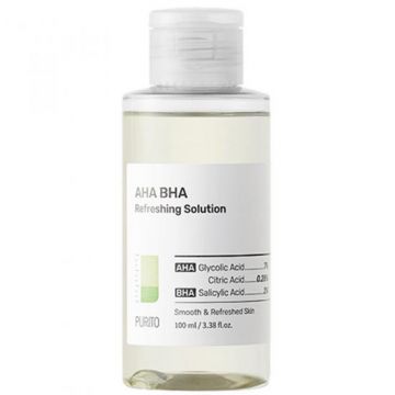 Exfoliant Purito Refreshing Solution AHA BHA, 100 ml (Concentratie: Exfoliant, Gramaj: 100 ml)