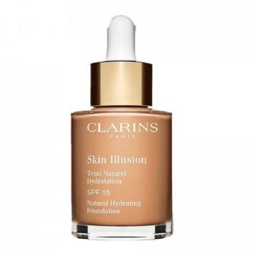 Fond de ten Clarins Skin Illusion Spf15, 30 ml (Gramaj: 30 ml, Nuanta fond de ten: 108 Sand)