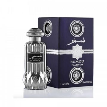 Lattafa Sumou Silver, Apa de Parfum, Barbati, 100ml (Concentratie: Apa de Parfum, Gramaj: 100 ml)