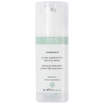 Masca de fata pentru piele sensibila Ren Evercalm Ultra Comforting Rescue, 50 ml (Gramaj: 50 ml, Concentratie: Masca de fata)