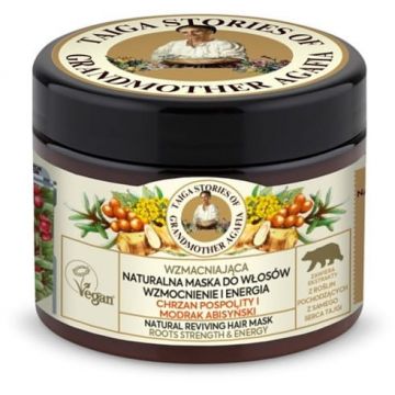 Masca de par naturala pentru intarirea radacinilor cu ulei de mustar 300ml, Bunica Agafia (Gramaj: 300 ml, Concentratie: Masca de par)