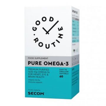 Pure Omega 3 Good Routine, 60 capsule, Secom (Ambalaj: 60 capsule)