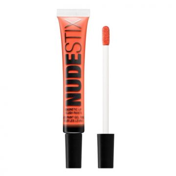 Ruj de Buze Nudestix, Magnetic Lip Plush Paint, 10 ml (Gramaj: 10 ml, Concentratie: Ruj, Nuanta Ruj: Fresh Fiji)