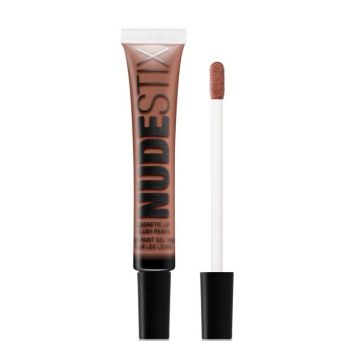 Ruj de Buze Nudestix, Magnetic Lip Plush Paint, 10 ml (Gramaj: 10 ml, Concentratie: Ruj, Nuanta Ruj: Tahiti Hottie)