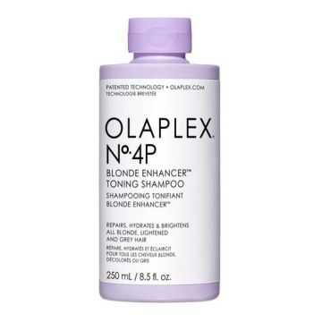 Sampon nuantator pentru par blond vopsit sau decolorat Olaplex No. 4P Blonde Enhancer, 250 ml (Concentratie: Sampon, Gramaj: 250 ml)