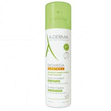 Spray emolient anti-prurit pentru orice piele uscata A-Derma Exomega Control, 200 ml