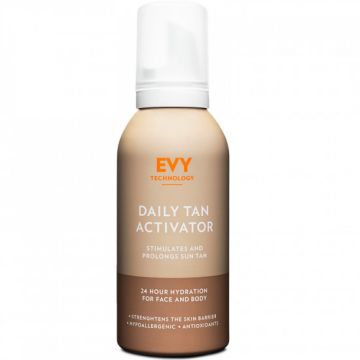 Spuma de corp pentru accelerarea bronzului, Evy Technology, 150 ml (Gramaj: 150 ml, Concentratie: Autobronzant)