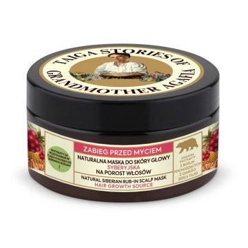 Tratament scalp pentru stimularea cresterii parului Siberian 100ml, Bunica Agafia (Concentratie: Tratamente pentru par, Gramaj: 100 ml)