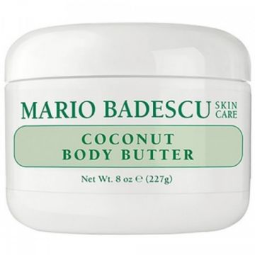 Unt de corp Mario Badescu Coconut Body Butter, 227g (Concentratie: Unt de corp, Gramaj: 227 g)