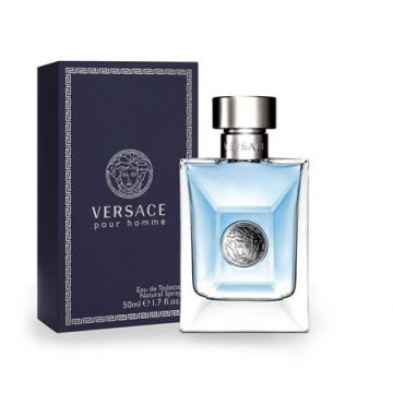 Versace pour Homme (Medusa), Apa de Toaleta, Barbati (Concentratie: Apa de Toaleta, Gramaj: 50 ml)