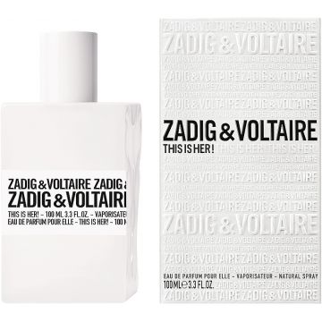Zadig & Voltaire This Is Her! Apa de Parfum, Femei (Concentratie: Apa de Parfum, Gramaj: 100 ml)