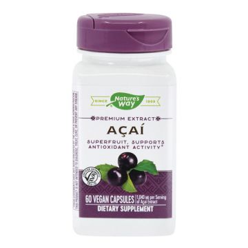 Acai SE 520mg Nature's Way, 60 capsule, Secom (Concentratie: 60 capsule)