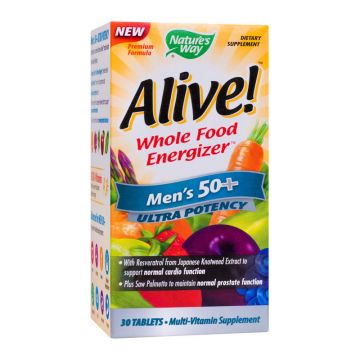 Alive Once Daily Mens 50+ Ultra Nature's Way, 30 tablete, Secom (Ambalaj: 30 tablete)