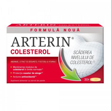 Arterin Colesterol, 30 comprimate, Perrigo (Concentratie: 30 capsule)