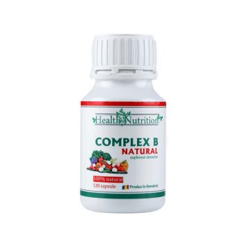 Complex B Natural Health Nutrition (Cantitate: 120 capsule)