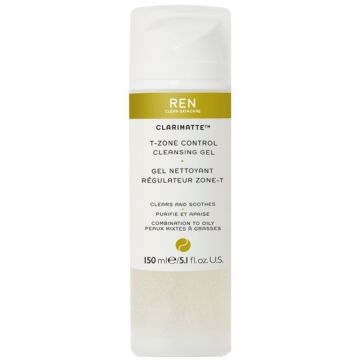 Gel pentru curatarea tenului Ren Clarimatte T-Zone Control Cleansing Gel (Gramaj: 150 ml, Concentratie: Gel de curatare)