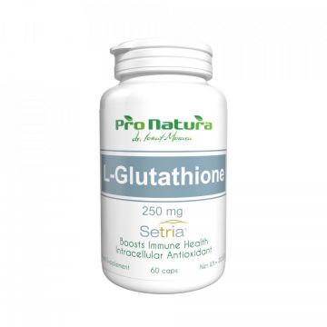 L-Glutation 250mg, 60 capsule, Pro Natura (Ambalaj: 60 capsule, Concentratie: 250 mg)