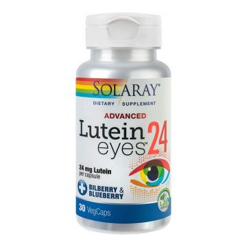 Lutein Eyes Advanced SECOM Solaray 30 capsule (Concentratie: 24 mg Luteina)