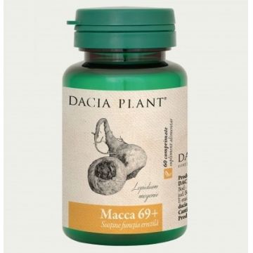 Macca 69+ Dacia Plant 60 comprimate (Concentratie: 500 mg)