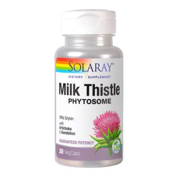 Milk Thistle Phytosome SECOM Solaray 30 capsule (Concentratie: 306 mg)