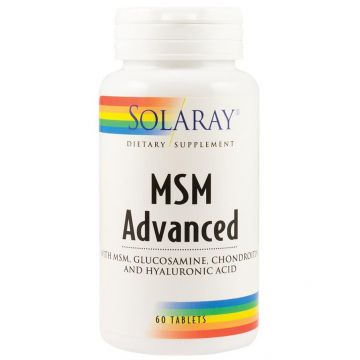 MSM Advanced Tablets SECOM Solaray 60 tablete (Concentratie: 1000 mg)