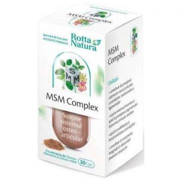 MSM Complex Rotta Natura 30 capsule (Concentratie: 750 mg)