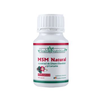 MSM Natural capsule Health Nutrition (Cantitate: 180 capsule)