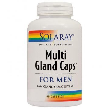 Multi Gland Caps For Men SECOM Solaray 90 capsule (Concentratie: 385 mg)