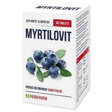 Myrtilovit Parapharm 60 tablete (Concentratie: 290.26 mg)