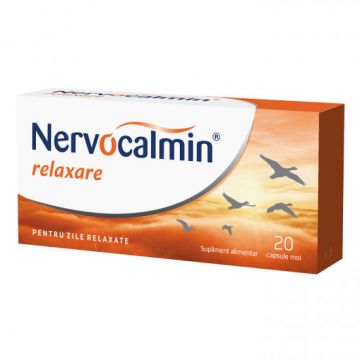 Nervocalmin Relaxare Biofarm 20 capsule (Concentratie: 215 mg)