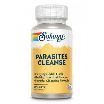 Parasites Cleanse SECOM Solaray 60 tablete (Concentratie: 625 mg)