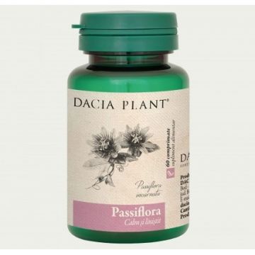 Passiflora Dacia Plant 60 comprimate (Concentratie: 500 mg)