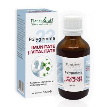 Polygemma 22 Imunitate si Vitalitate, 50 ml, Plant Extrakt (Concentratie: 50 ml)