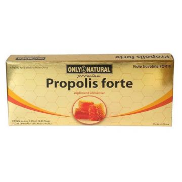 Propolis Forte 1500 mg Only Natural 10 fiole (Concentratie: 1500 mg)