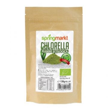 Pulbere de Chlorella 120 gr. ECO Adams Vision (Concentratie: 120g)