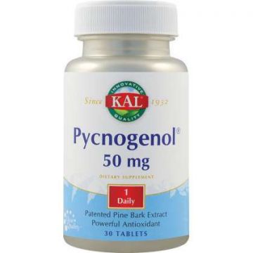 Pycnogenol 50mg Kal, 30 tablete, Secom (Concentratie: 50 mg)