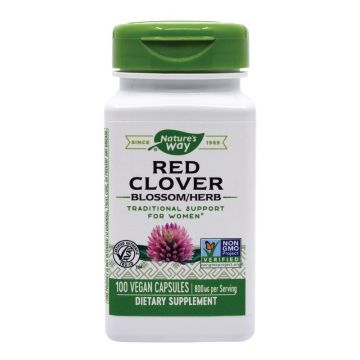 Red Clover SECOM Natures Way 100 capsule (Concentratie: 400 mg)