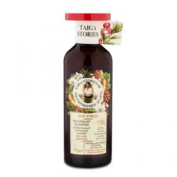 Sampon natural impotriva caderii parului cu Ginseng Siberian, 500ml, Bunica Agafia (Concentratie: Sampon, Gramaj: 500 ml)